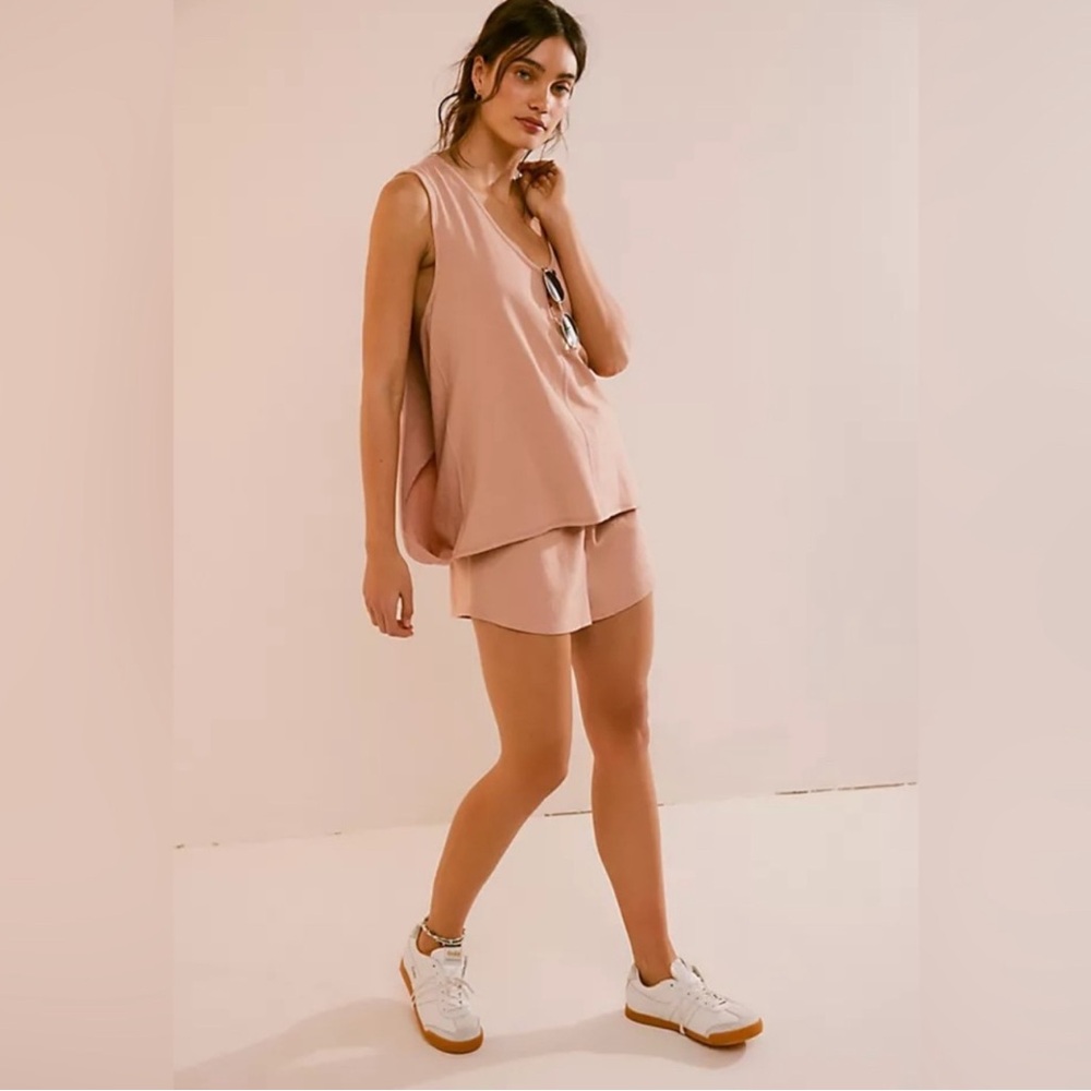 NWT Free People Santina Set, Oversized XS, Tuscany